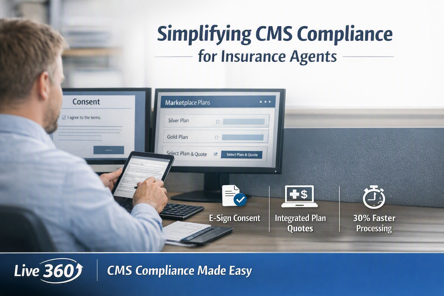 health insurance agents CMS compliance with Live 360 2026